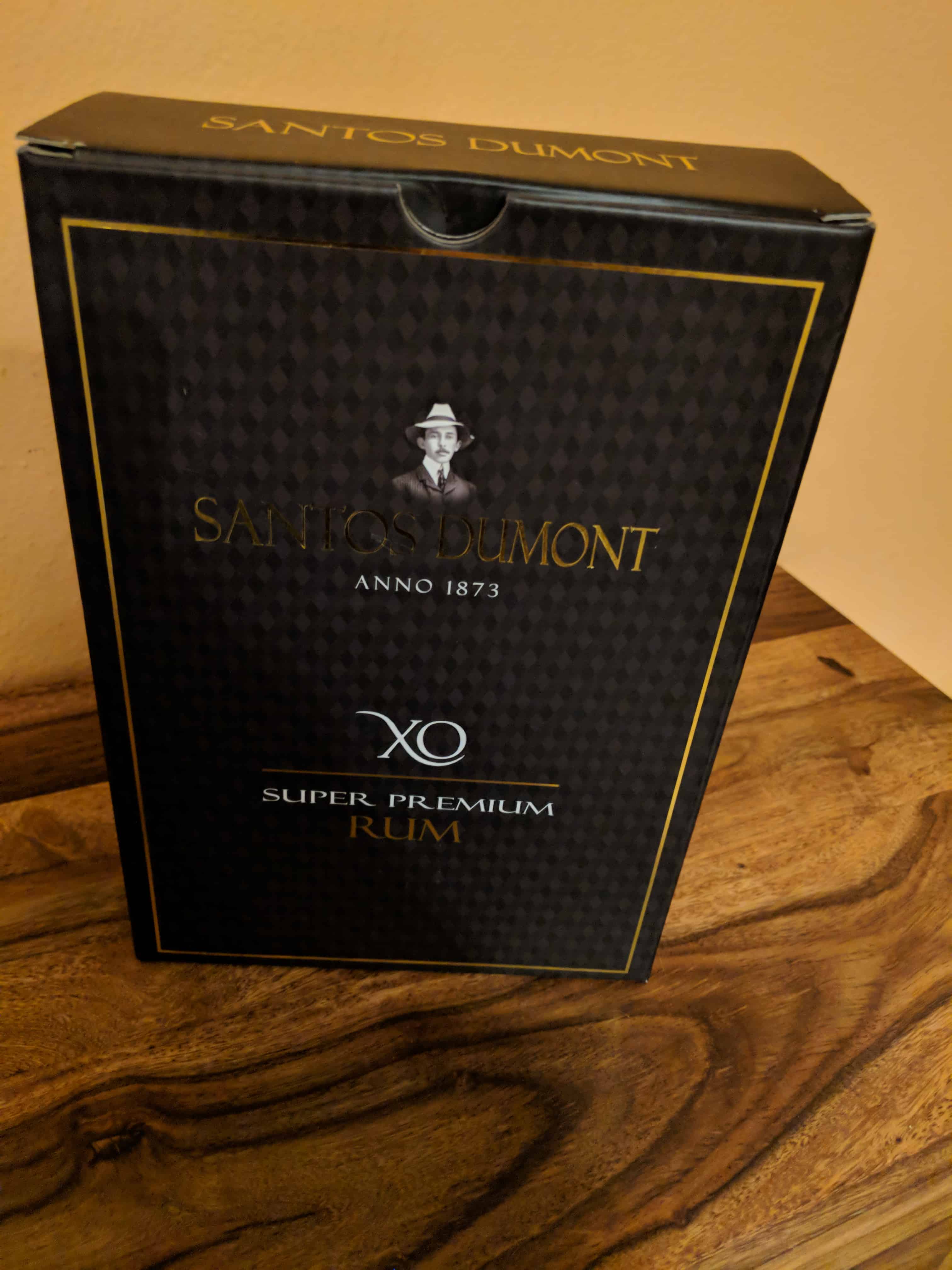 Sladký Santos Dumont XO 0,7 l z Brazílie - balení, krabice